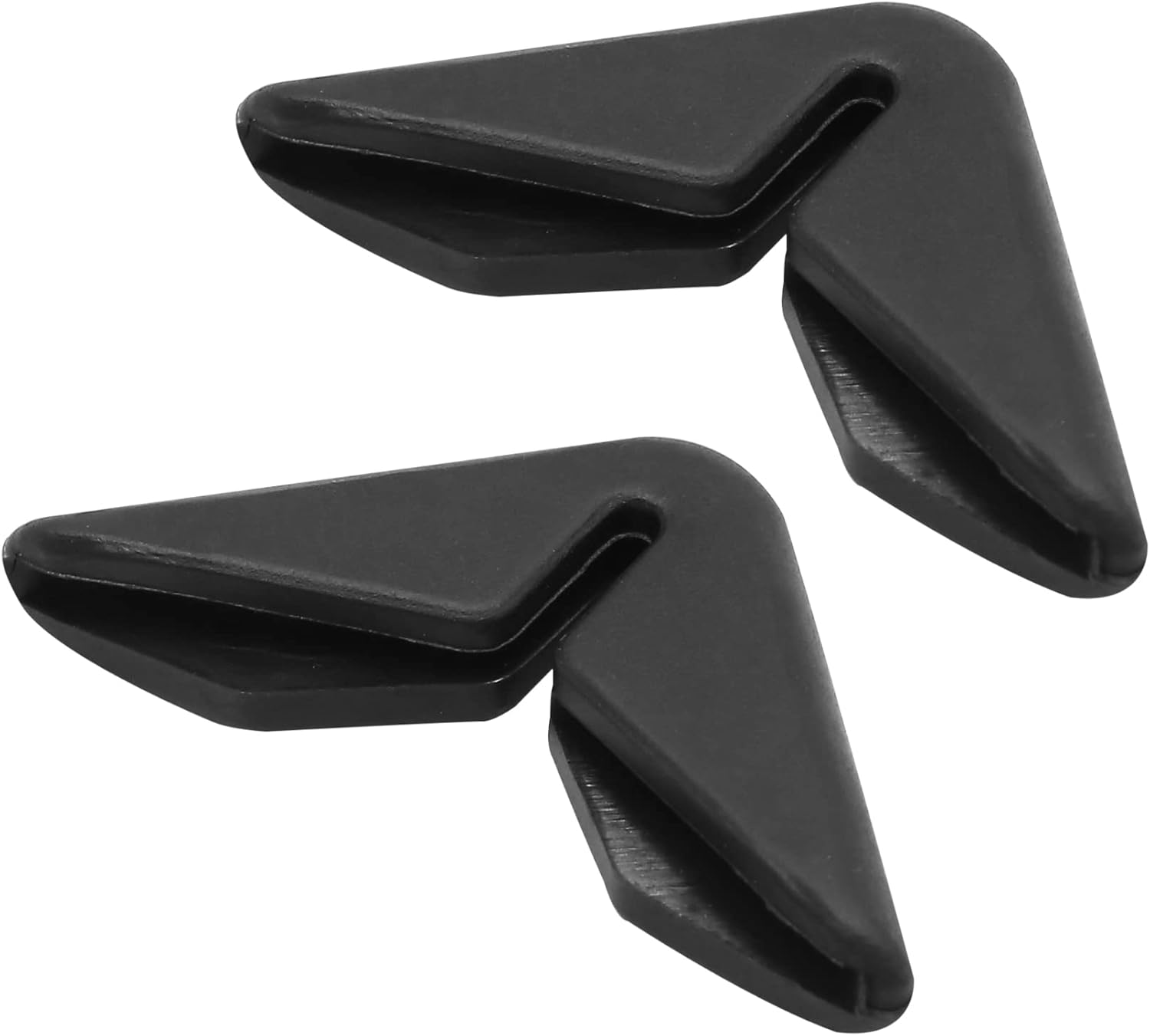 uxcell 2pcs Black Universal Automobile Car Side Door Edge Corner Guard Protector