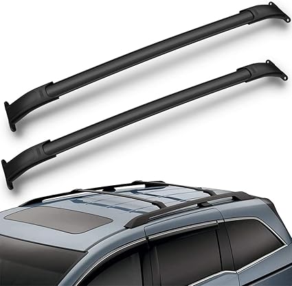 ECCPP Kayak Roof Rack Cross Bars 2 Pcs Aluminum Cargo Bar Rails