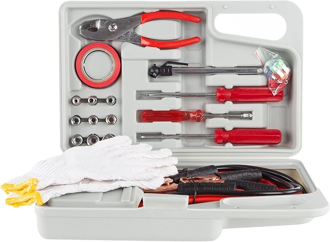 Stalwart 75-CAR1033 Emergency Roadside Assistance Tool and Auto Kit by