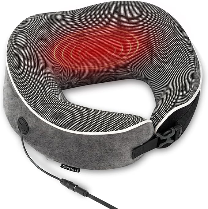 Heating Therapy Neck Pillow, Neck Support Pillow with USB Heating